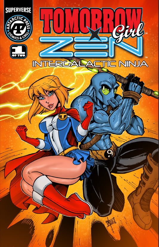 TOMORROW GIRL X ZEN INTERGALACTIC NINJA #1 (OF 2) CVR B BILL MAUS VAR (23 Dec Release)