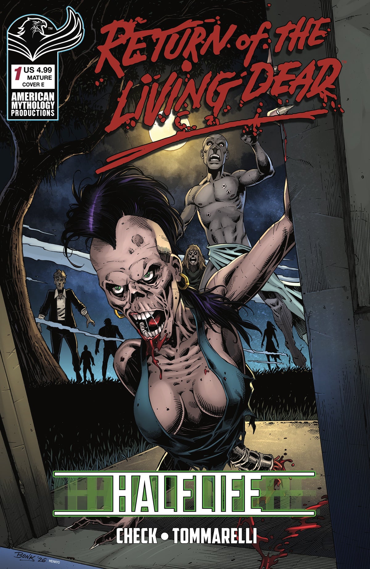 RETURN LIVING DEAD HALFLIFE #1 CVR E RICHARD BONK VAR
