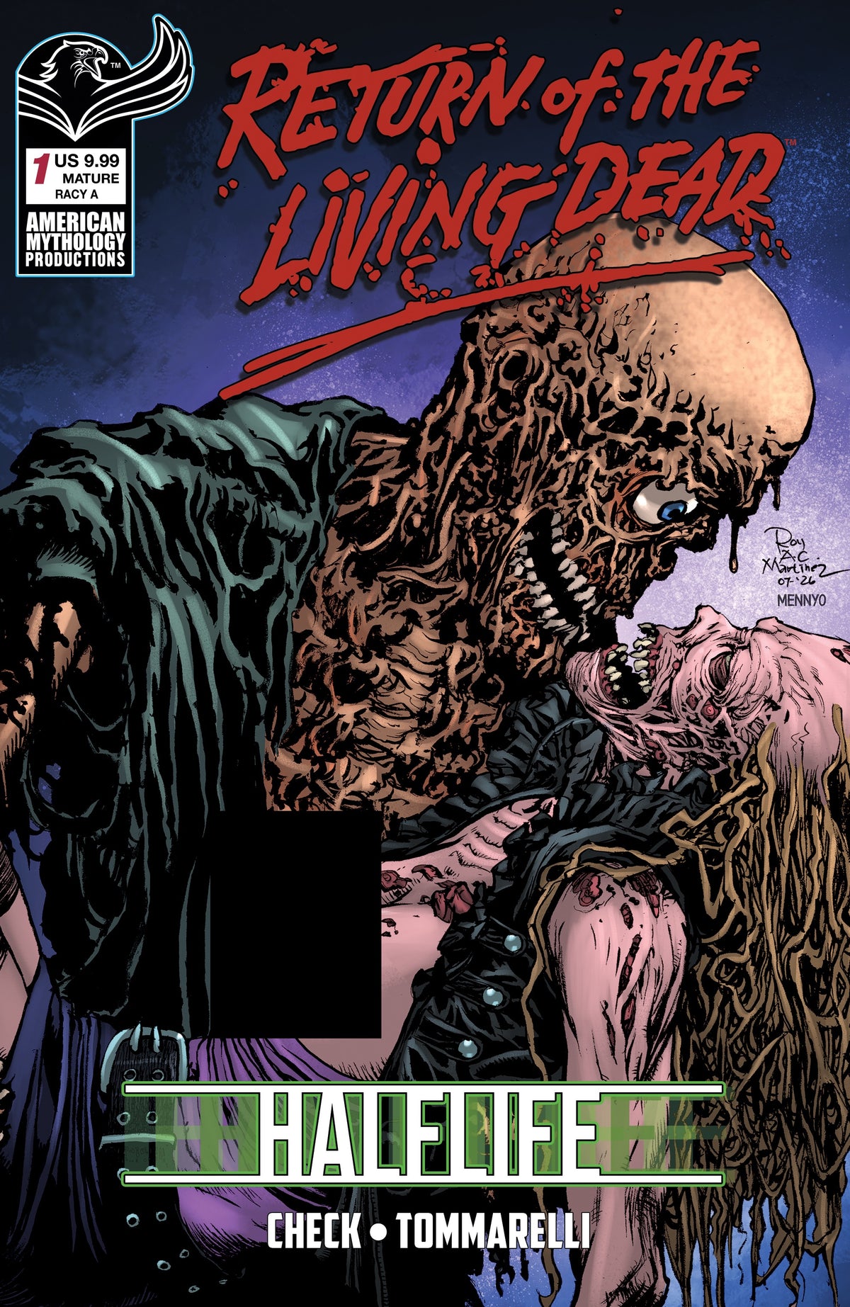 RETURN LIVING DEAD HALFLIFE #1 CVR G RICHARD BONK RISQUE VAR