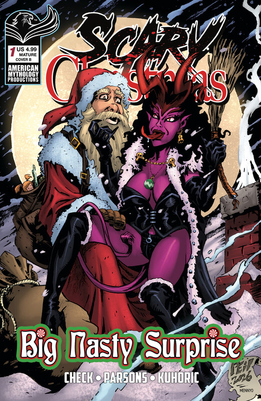 SCARY CHRISTMAS BIG NASTY SURPRISE #1 CVR B NEIL VOKES VAR