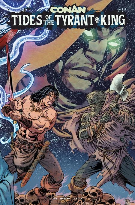 CONAN THE BARBARIAN TIDES OF THE TYRANT KING #4 (OF 4) CVR B JESUS MERINO VAR (MR) | TITAN COMICS | Comicbookeroo