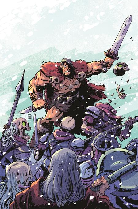 CONAN THE BARBARIAN TIDES OF THE TYRANT KING #4 (OF 4) CVR E DEREK LAUFMAN VIRGIN CARDSTOCK VAR (MR) | TITAN COMICS | Comicbookeroo