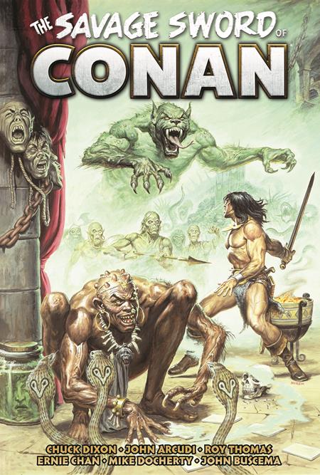 SAVAGE SWORD OF CONAN THE ORIGINAL COMICS OMNIBUS HC VOL 13 DIRECT MARKET EDITION EARL NOREM CVR (MR) | TITAN COMICS | Comicbookeroo