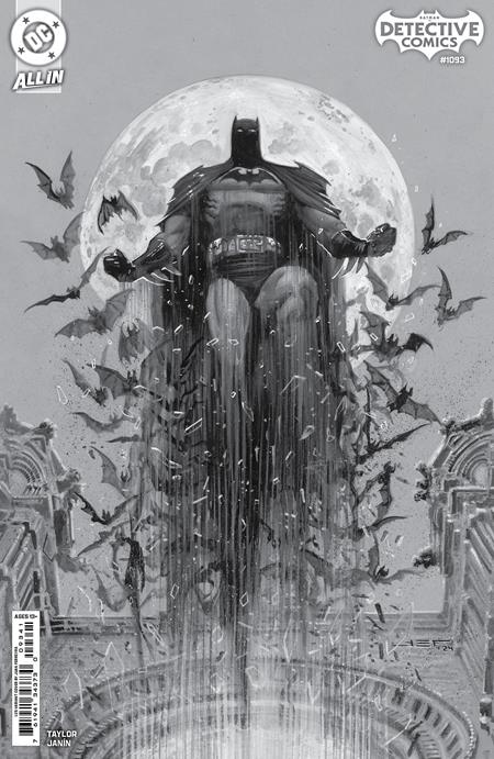 DETECTIVE COMICS #1093 CVR D INC 1:25 JUAN FERREYRA B&W CARD STOCK VAR (22 Jan Release) - Comicbookeroo