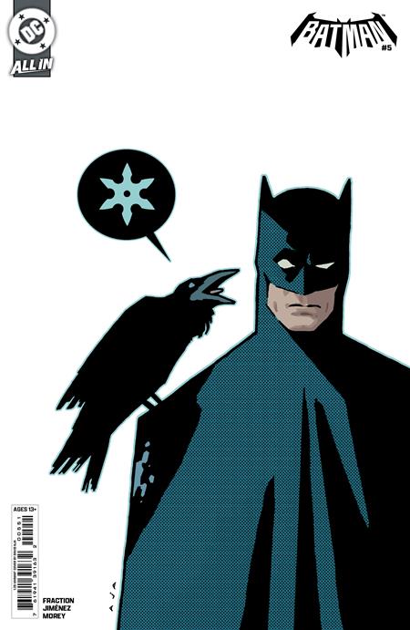 BATMAN #5 CVR I INC 1:25 DAVID AJA CARD STOCK VAR