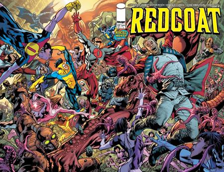 REDCOAT #17 CVR D BRYAN HITCH & BRAD ANDERSON INVINCIBLE TEAM UP WRAPAROUND VAR (15 Apr Release)