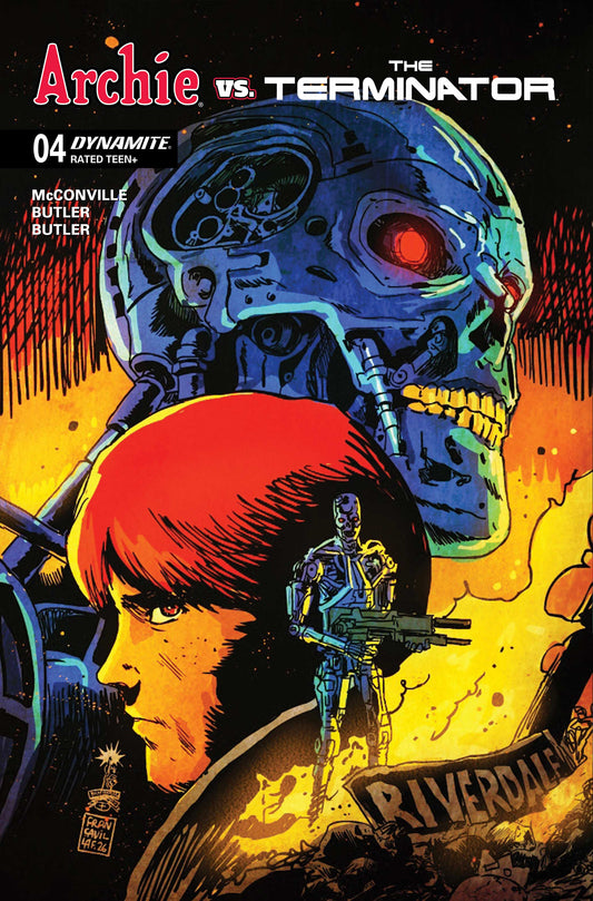 ARCHIE VS THE TERMINATOR #4 CVR A FRANCESCO FRANCAVILLA