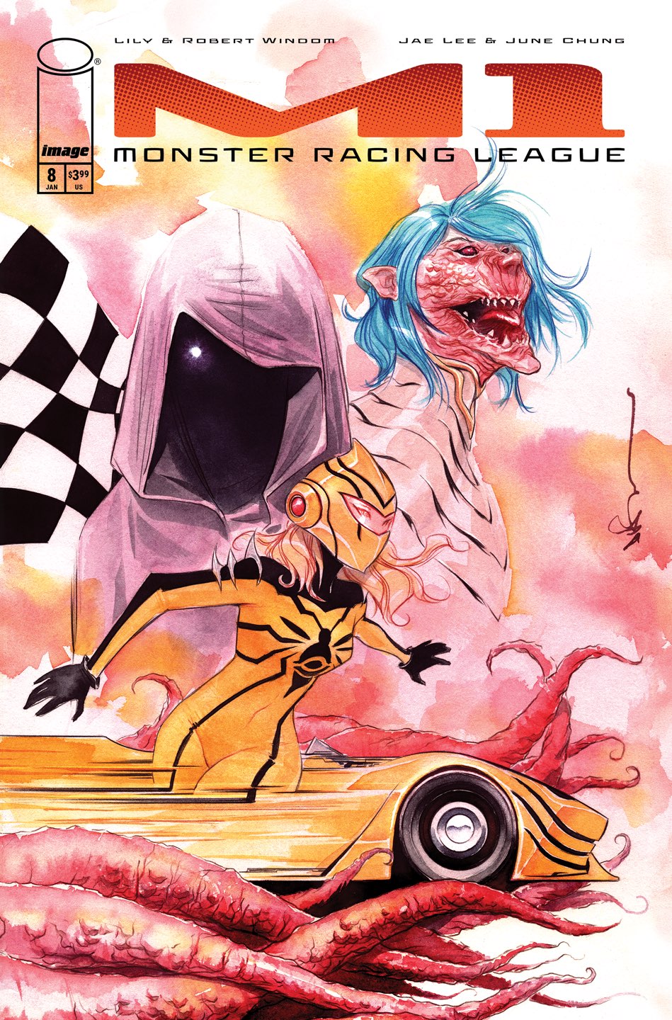 M1 MONSTER RACING LEAGUE #8 CVR B DUSTIN NGUYEN VAR
