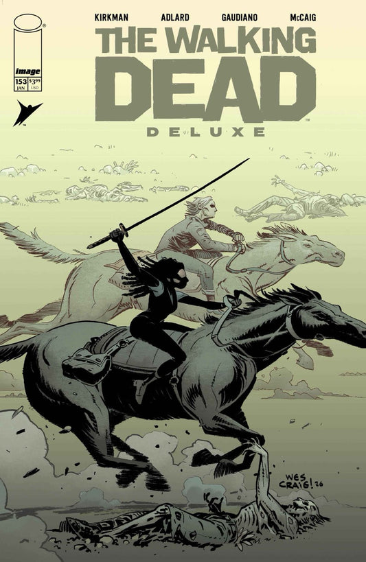 WALKING DEAD DELUXE #153 CVR C WES CRAIG & DAVE MCCAIG VAR
