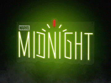 MIDNIGHT UNIVERSE LED LOGO SIGN ONLY (Limited 1 per person) (07 Oct Release)