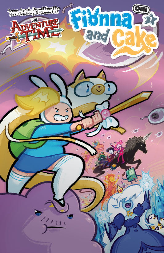 ADVENTURE TIME FIONNA & CAKE #1 COVER E REGGIE GRAHAM FOIL VAR | ONI PRESS | Comicbookeroo