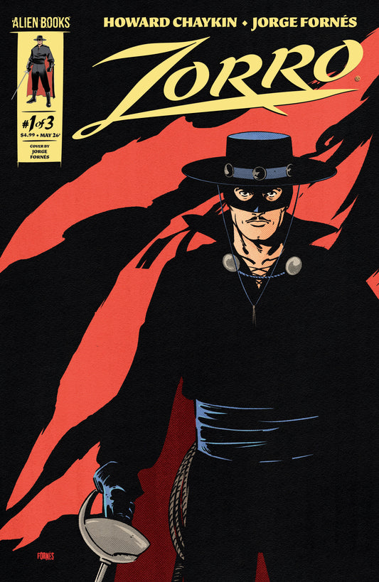 ZORRO #1 COVER A (FORNÉS) (20 May Release)