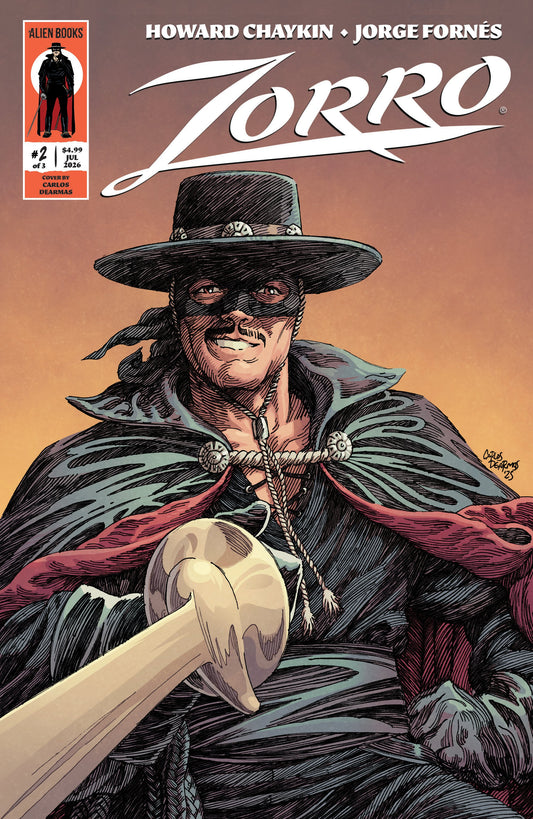 ZORRO #2 VAR B (DEARMAS) (Backorder, Allow 4-5 Weeks)