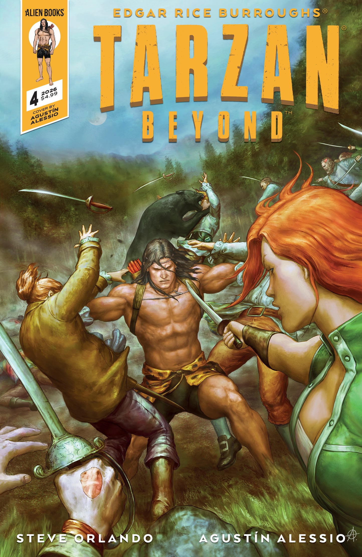 TARZAN BEYOND #4 COVER A (ALESSIO) | IDW PUBLISHING | Comicbookeroo