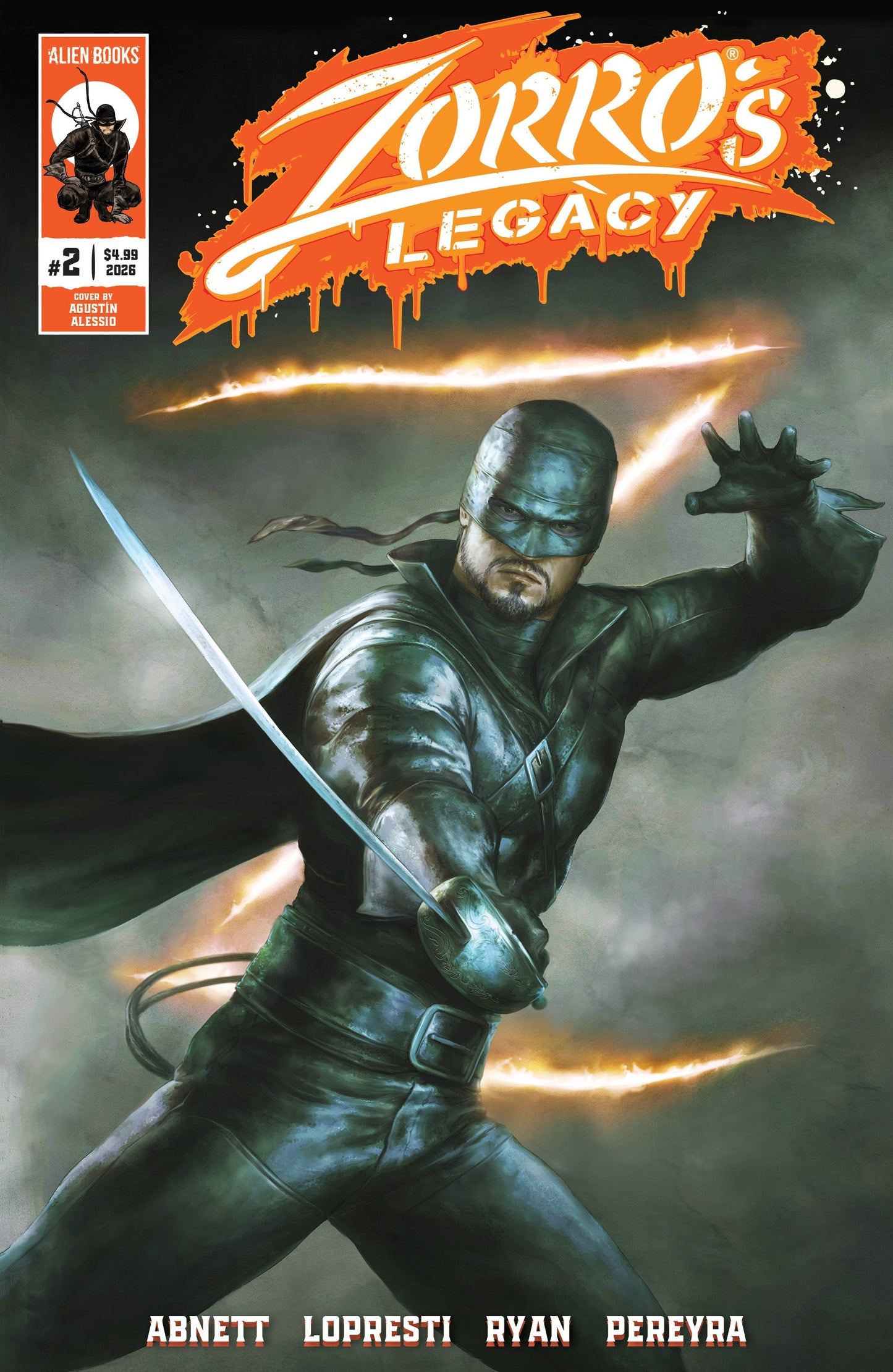 ZORRO'S LEGACY #2 VAR C (ALESSIO) (19 Aug Release)