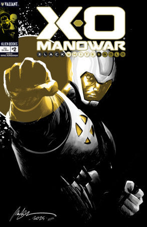 X-O MANOWAR: BLACK, WHITE & GOLD #2 COVER A