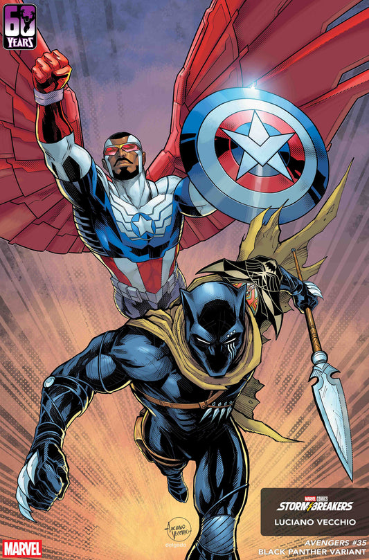 AVENGERS (2023) #35 LUCIANO VECCHIO BLACK PANTHER VAR (Backorder, Allow 4-5 Weeks)