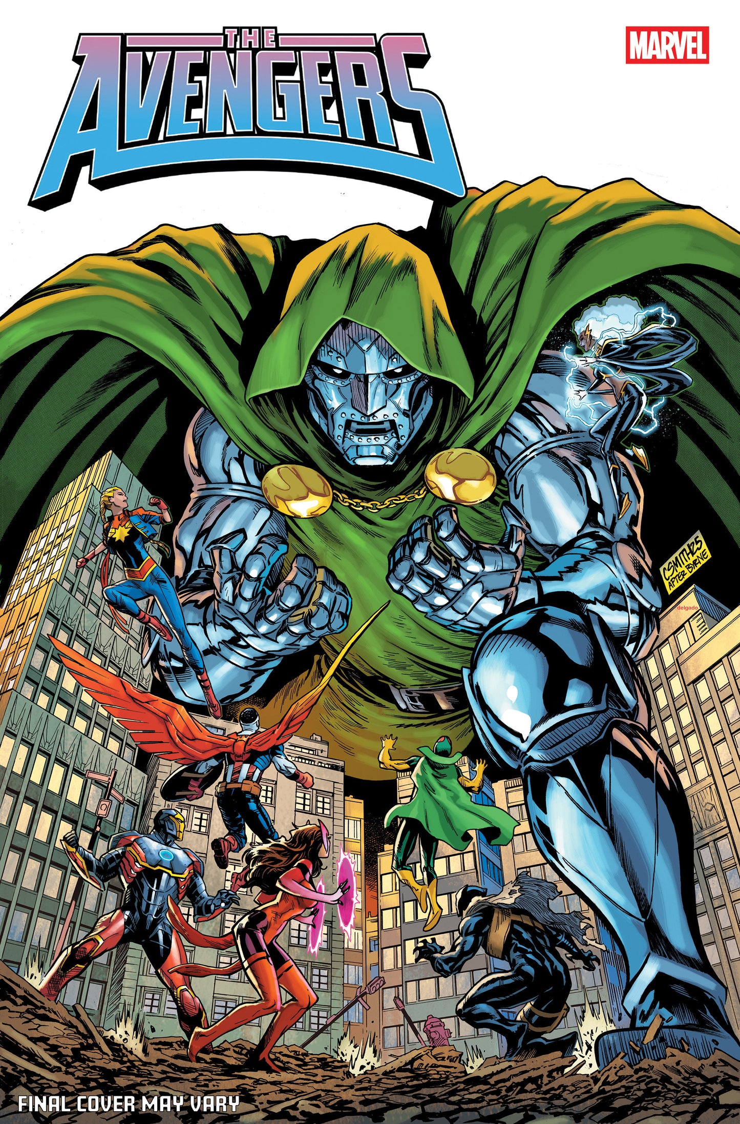 AVENGERS (2023) #36 CORY SMITH DOOM HOMAGE VAR (Backorder, Allow 4-5 Weeks)