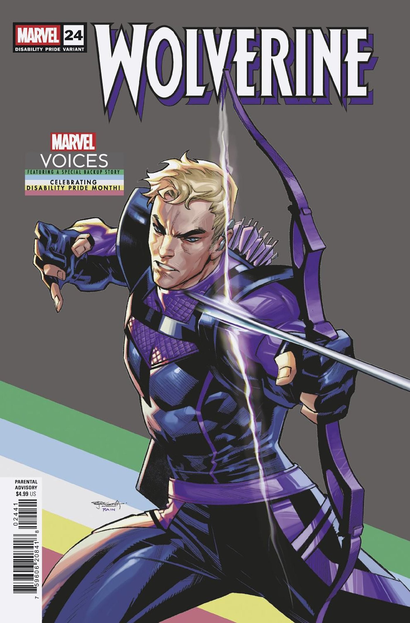 WOLVERINE #24 TBD ARTIST DISABILITY PRIDE VAR