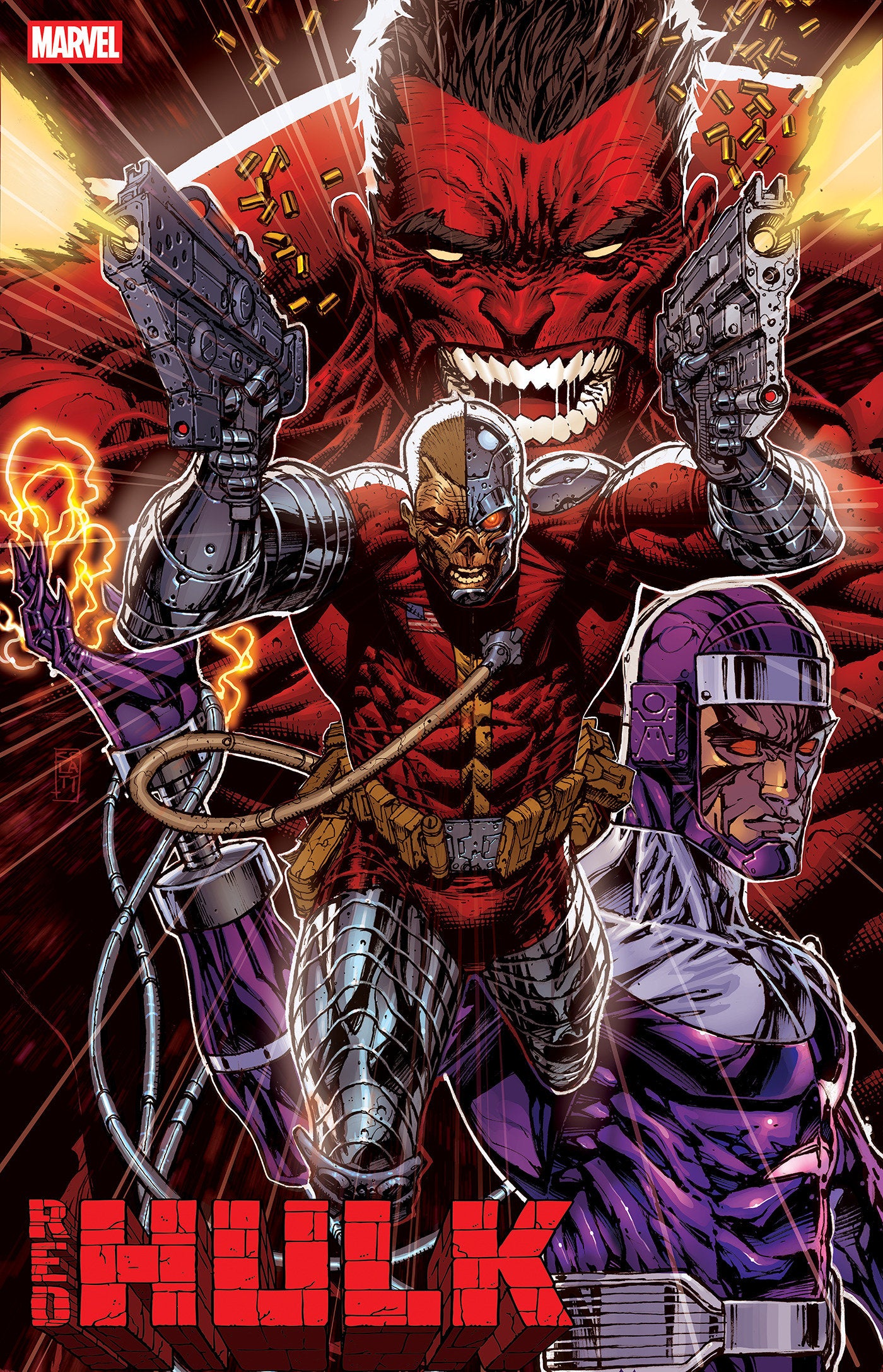 RED HULK #9 STEPHEN PLATT VAR [DOOM] (Backorder, Allow 4-5 Weeks)