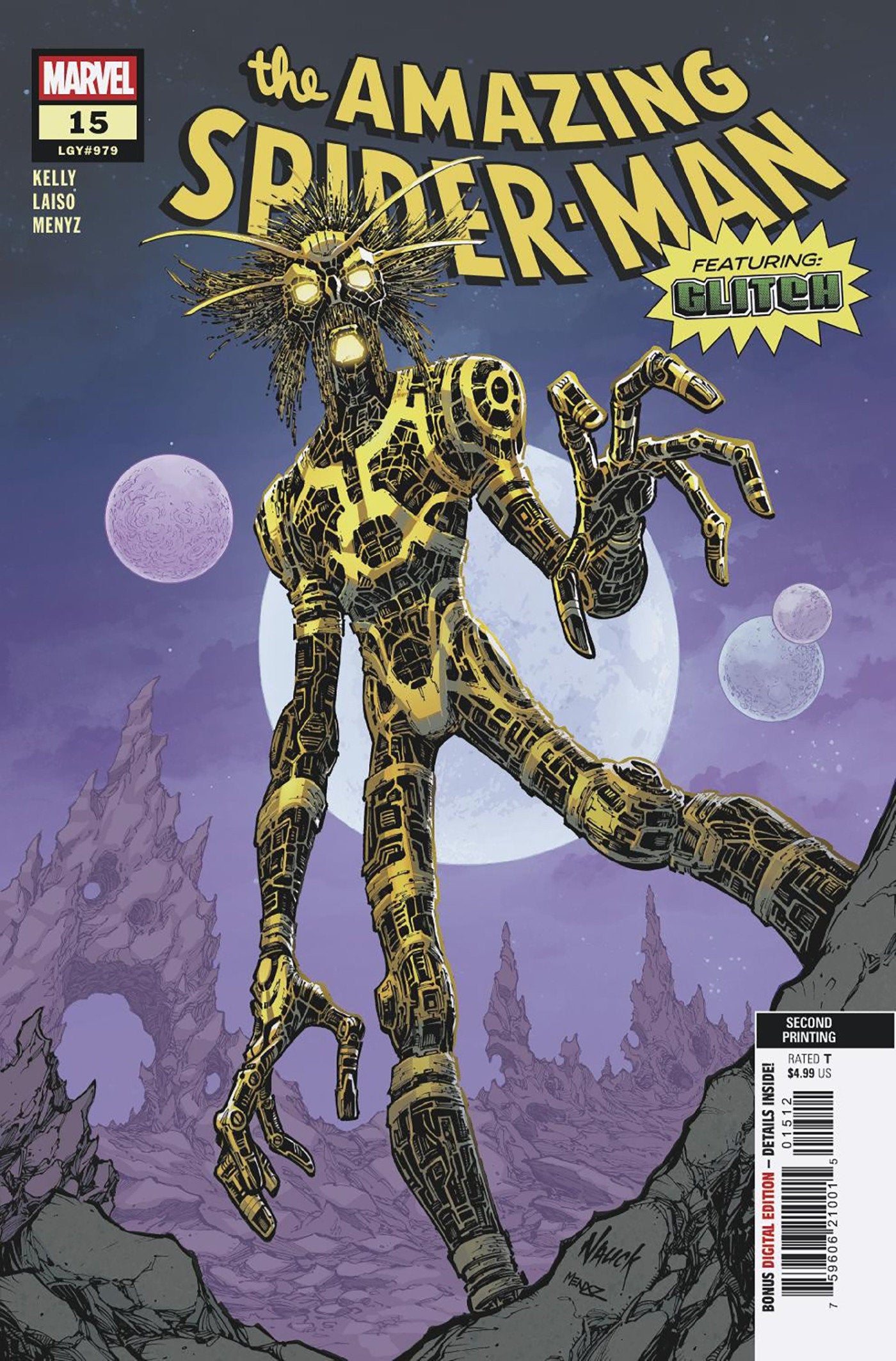 AMAZING SPIDER-MAN #15 TODD NAUCK 2ND PTG VAR (Backorder, Allow 4-5 Weeks)