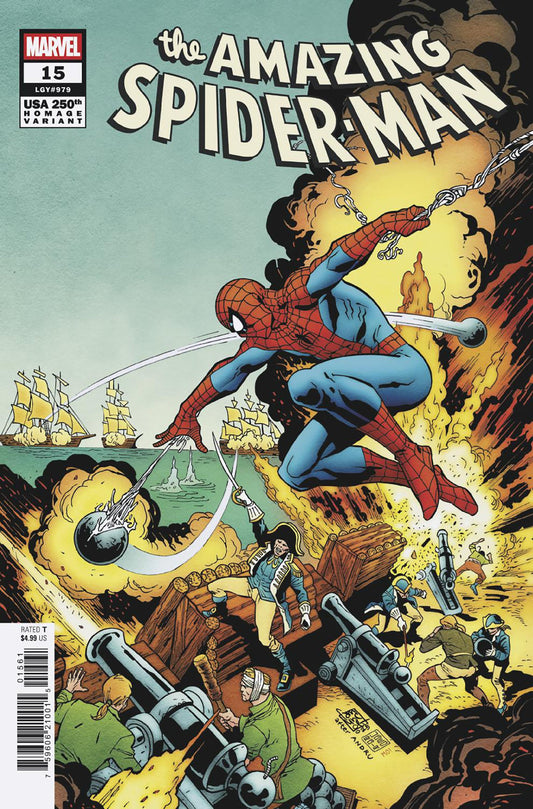 AMAZING SPIDER-MAN #15 GIUSEPPE CAMUNCOLI 250TH HOMAGE VAR (Backorder, Allow 4-5 Weeks)