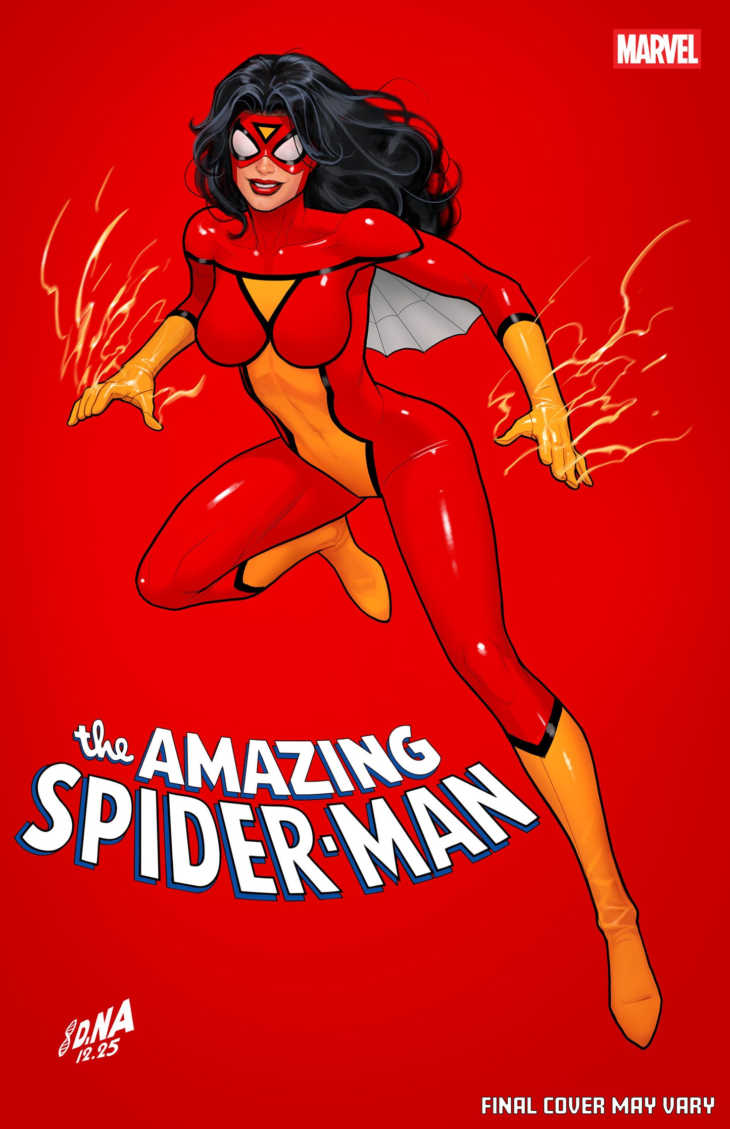 AMAZING SPIDER-MAN #22 DAVID NAKAYAMA COLOR BLOCK RED VAR (Backorder, Allow 4-5 Weeks)