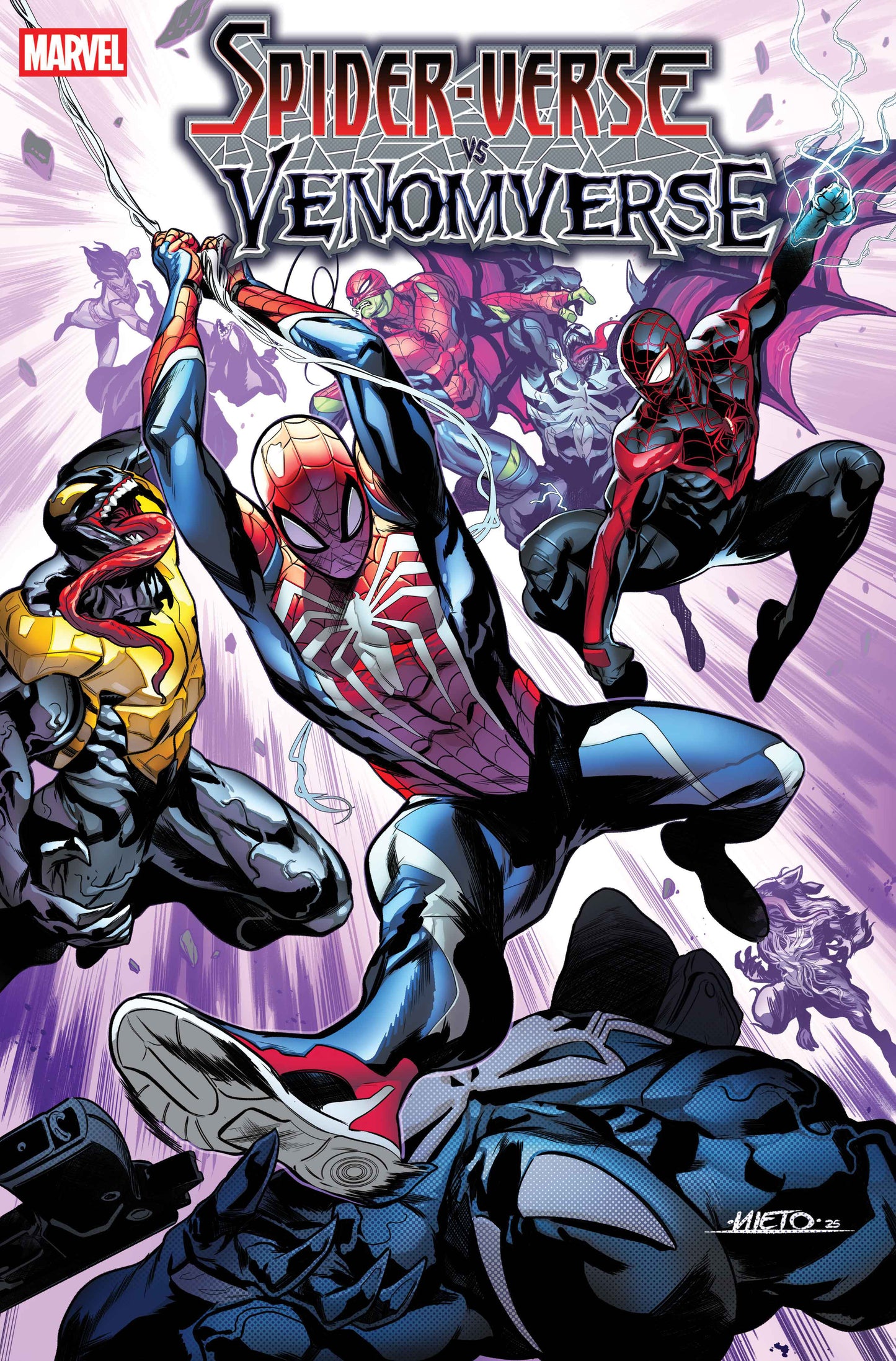 SPIDER-VERSE VS VENOMVERSE #5 CARLOS NIETO VAR (Backorder, Allow 4-5 Weeks)
