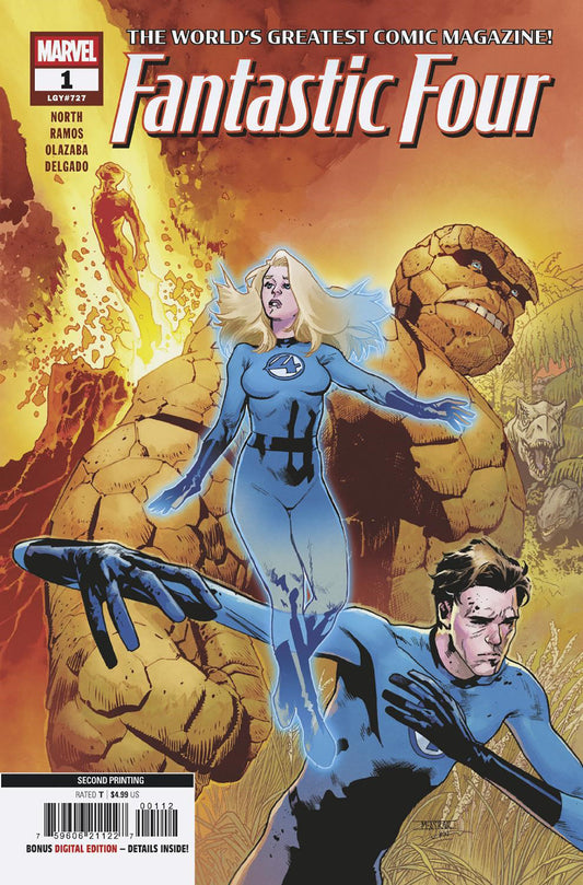 FANTASTIC FOUR #1 MAHMUD ASRAR 2ND PTG VAR (Backorder, Allow 4-5 Weeks)