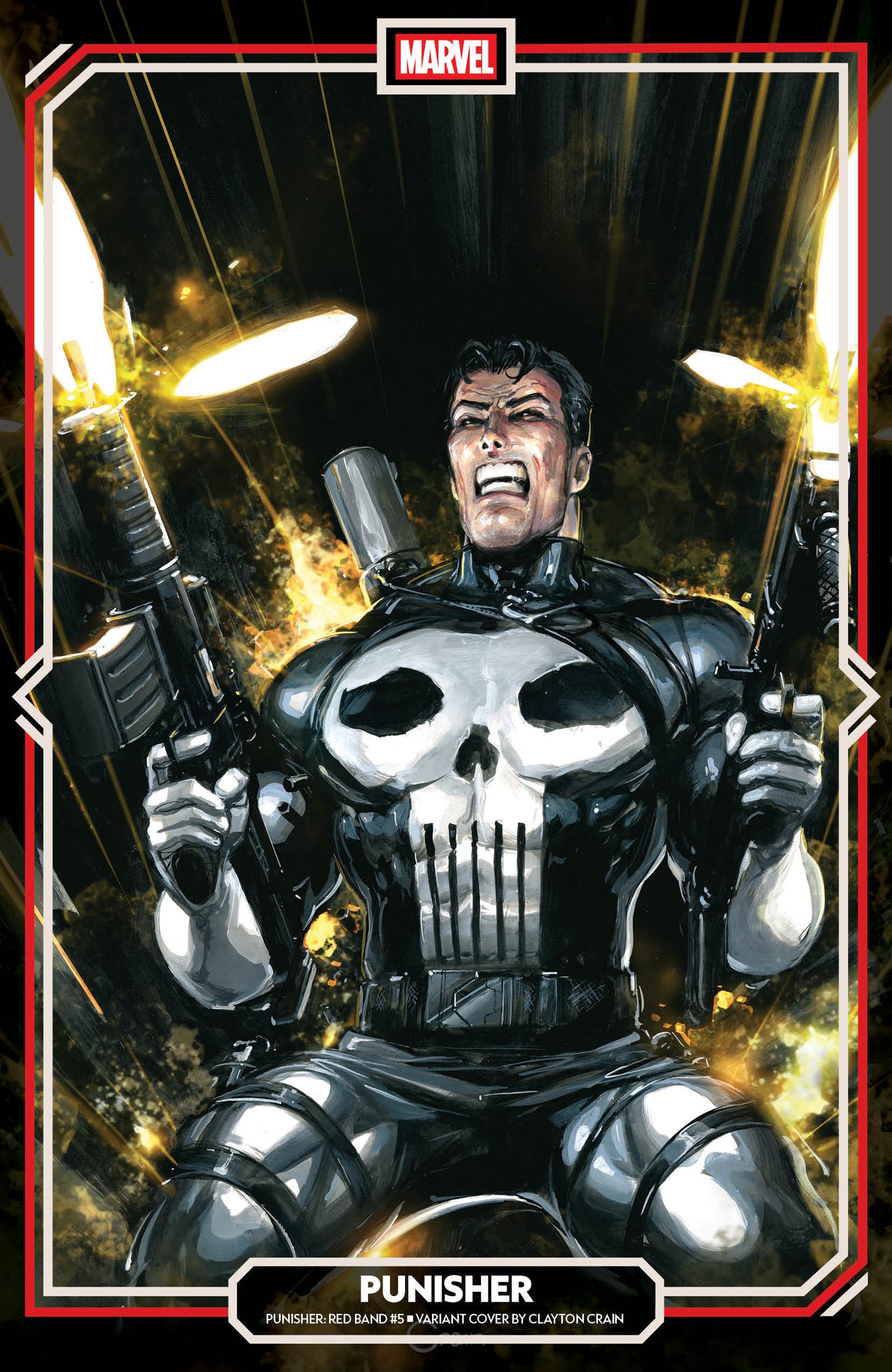 PUNISHER RED BAND #5 CLAYTON CRAIN VAR [POLYBAGGED] (Backorder, Allow 4-5 Weeks)