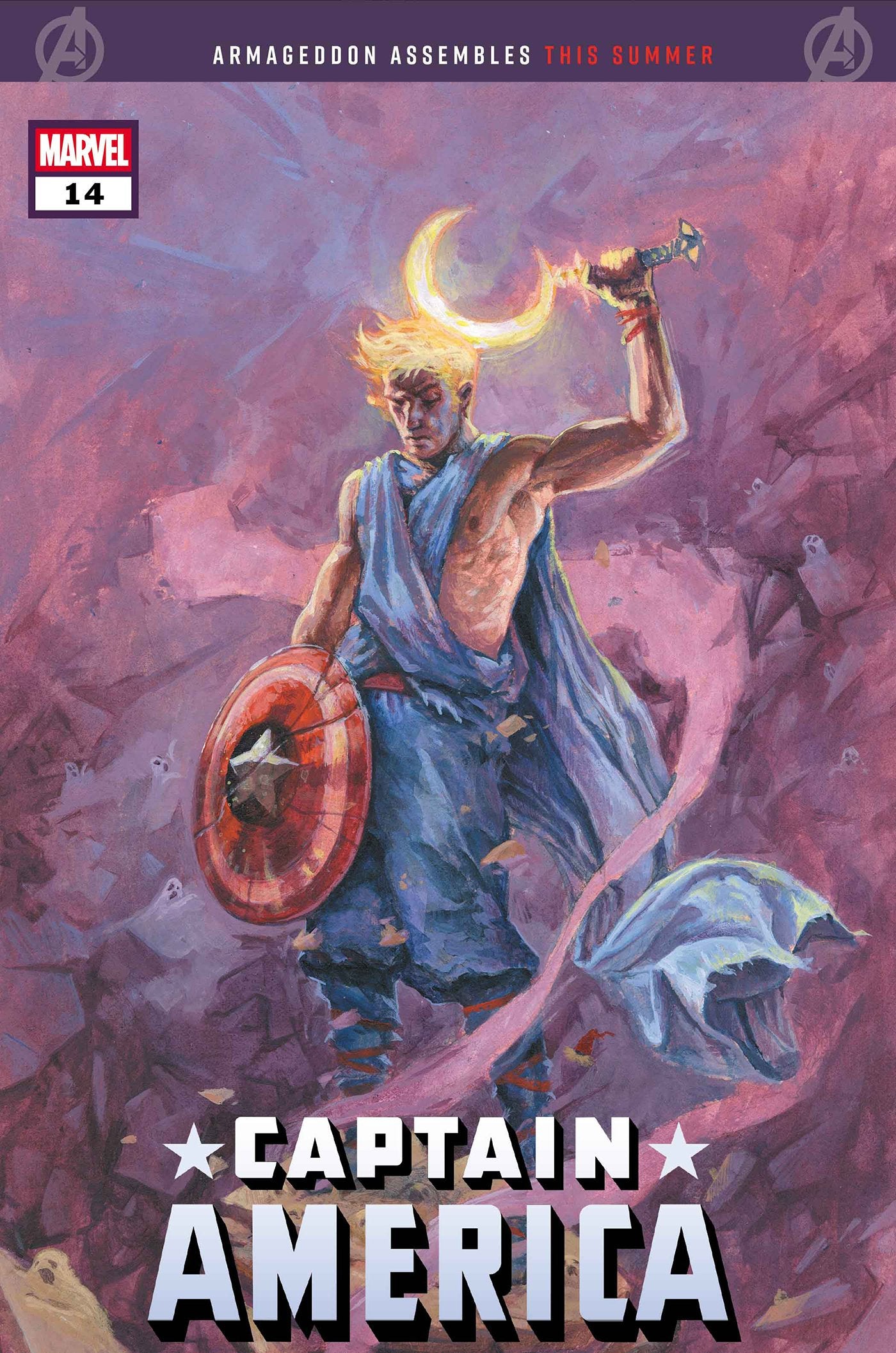 CAPTAIN AMERICA #14 DOMENICO CAVA VAR [ARM] (05 Aug Release)