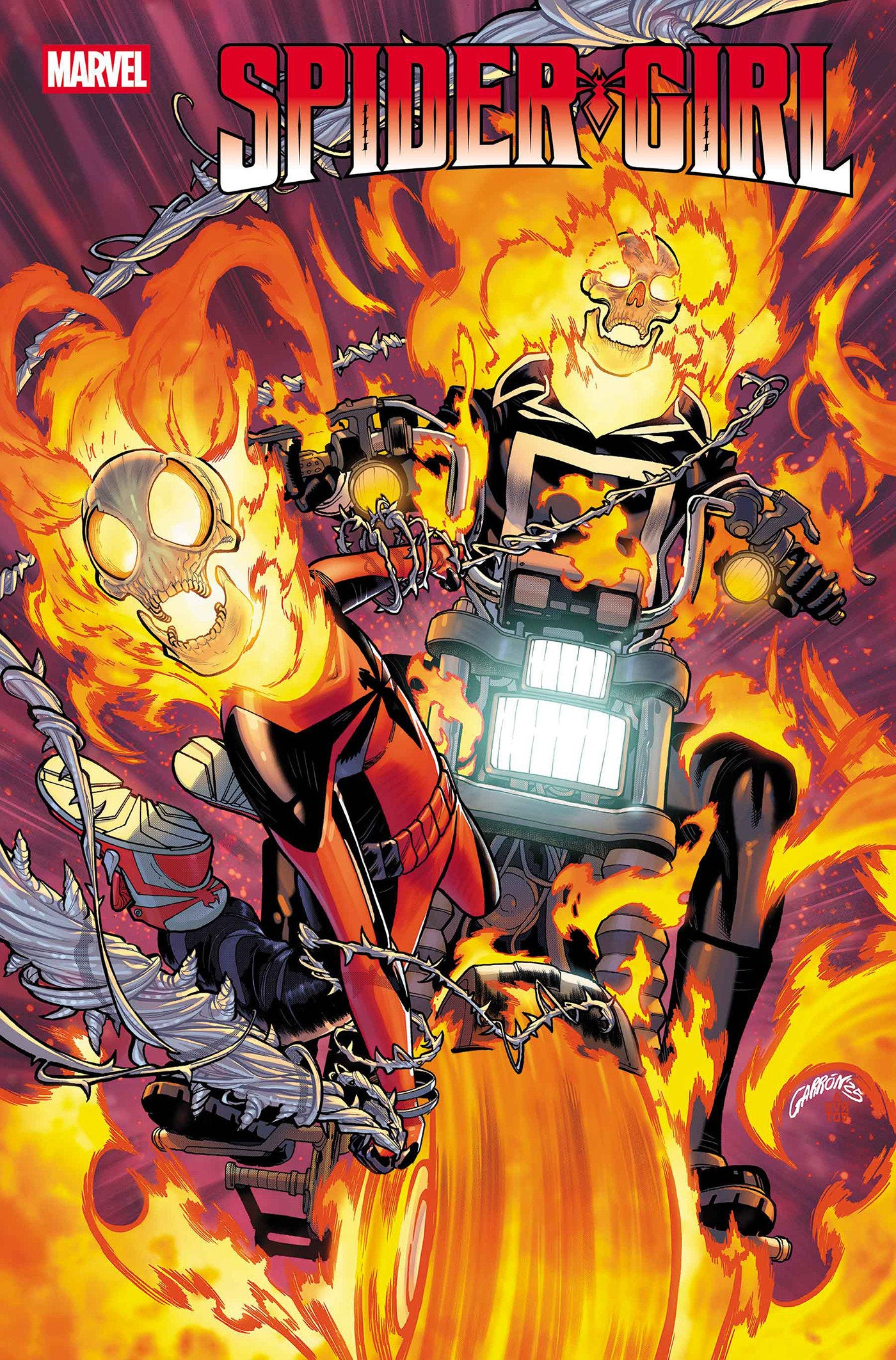 SPIDER-GIRL #5 JAVIER GARRON SPIDER-GIRL FUNHOUSE MIRROR VAR (Backorder, Allow 4-5 Weeks)