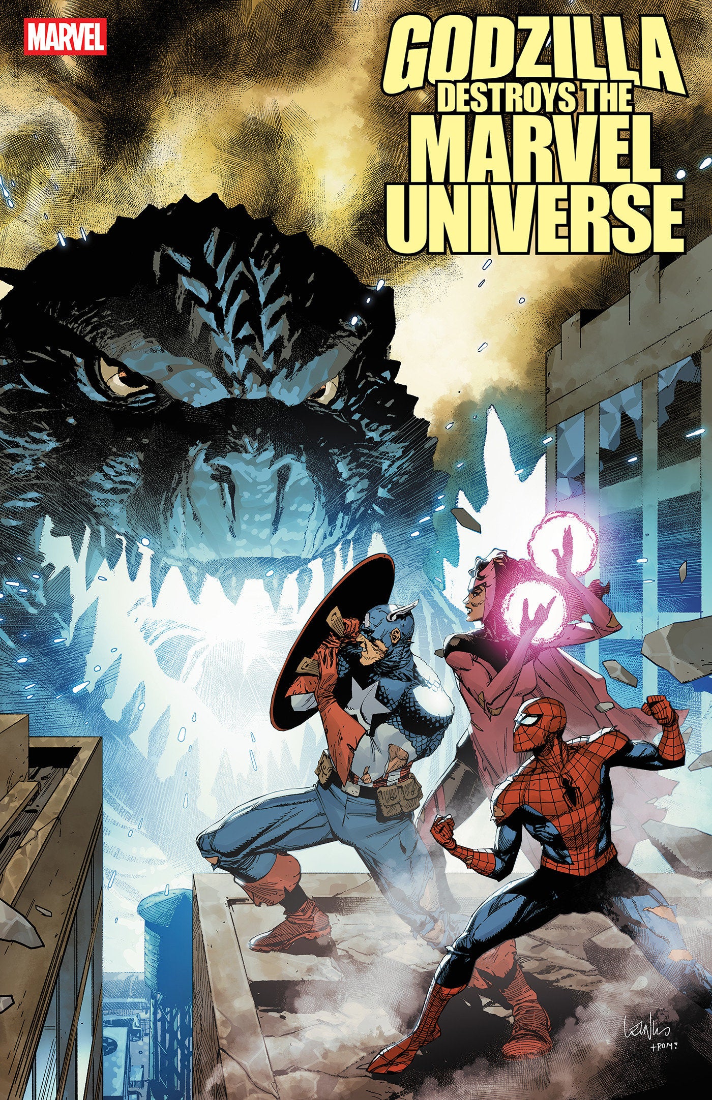 GODZILLA DESTROYS THE MARVEL UNIVERSE #1 LEINIL YU 2ND PTG VAR (Backorder, Allow 4-5 Weeks)