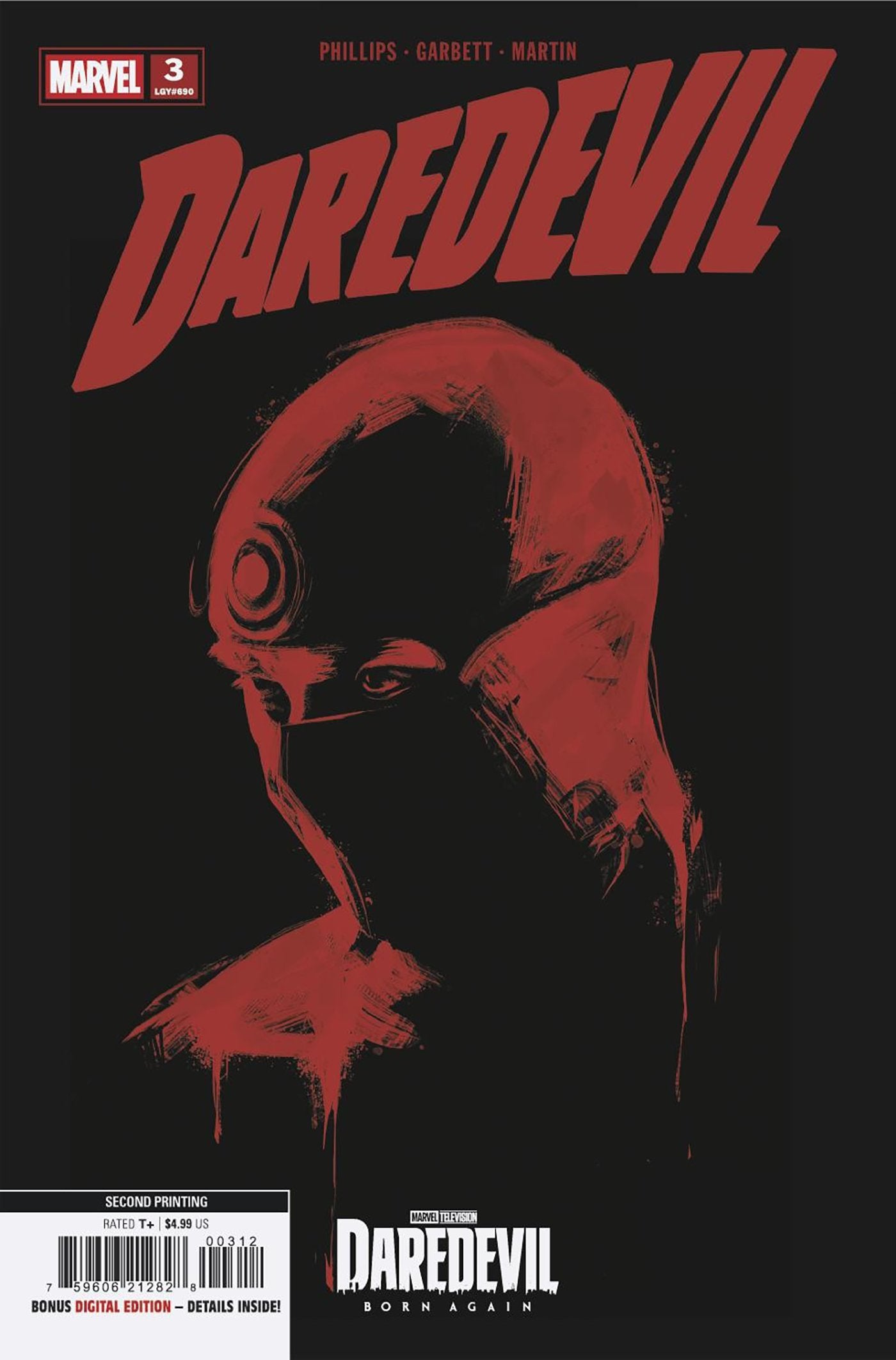 DAREDEVIL #3 MARVEL TELEVISION 2ND PTG VAR