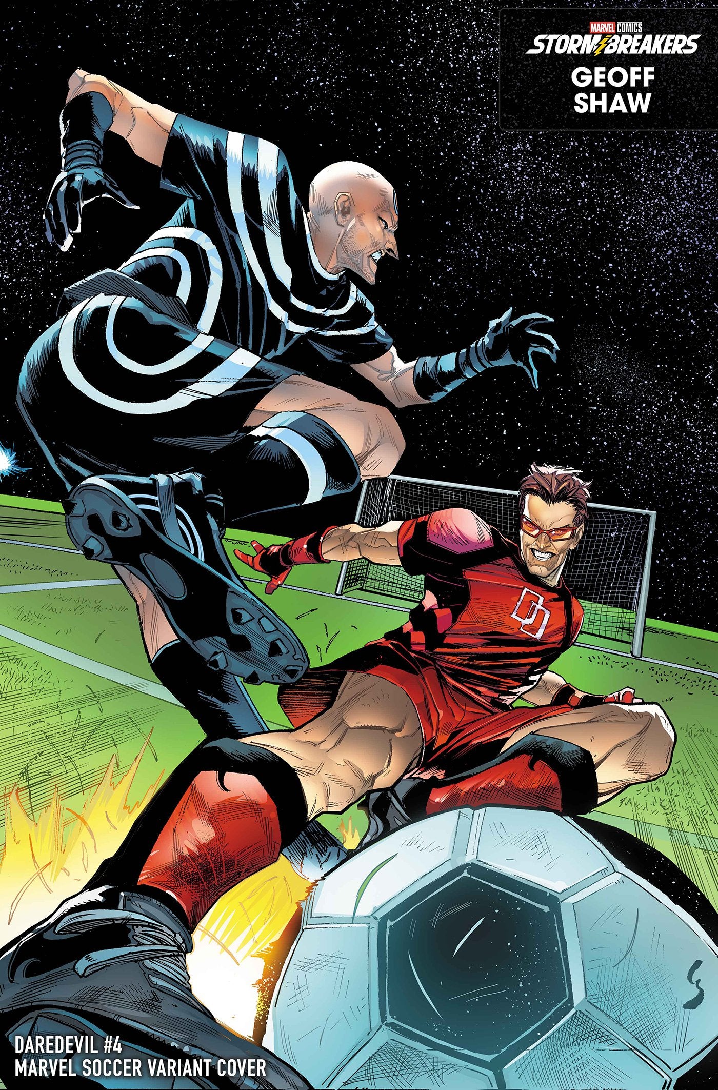 DAREDEVIL #4 GEOFF SHAW MARVEL SOCCER VAR (Backorder, Allow 4-5 Weeks)
