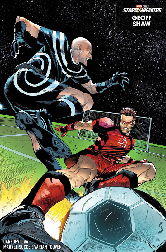 DAREDEVIL #4 GEOFF SHAW MARVEL SOCCER VAR (Backorder, Allow 4-5 Weeks)