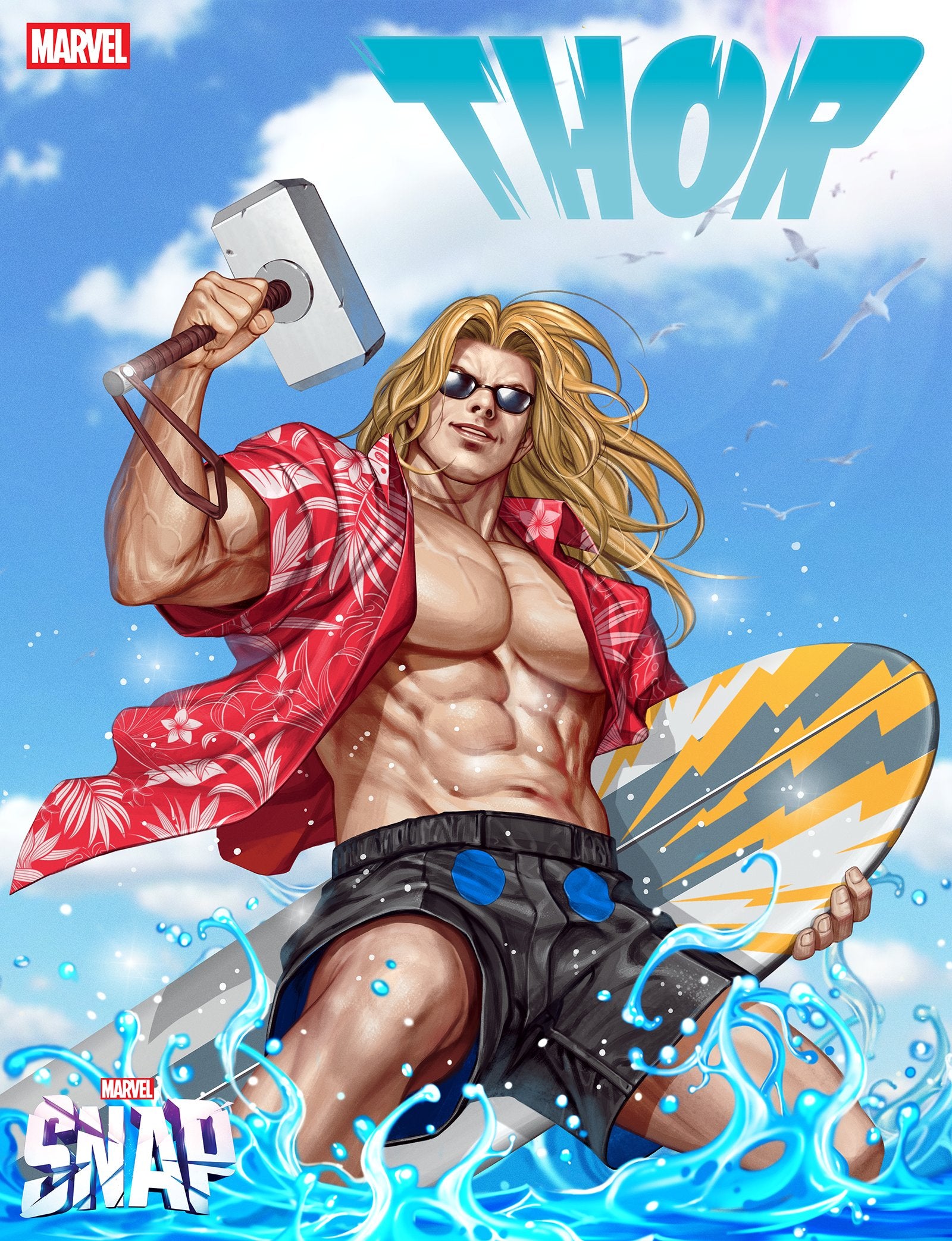 MORTAL THOR #14 INHYUK LEE MARVEL SNAP SWIMSUIT VAR