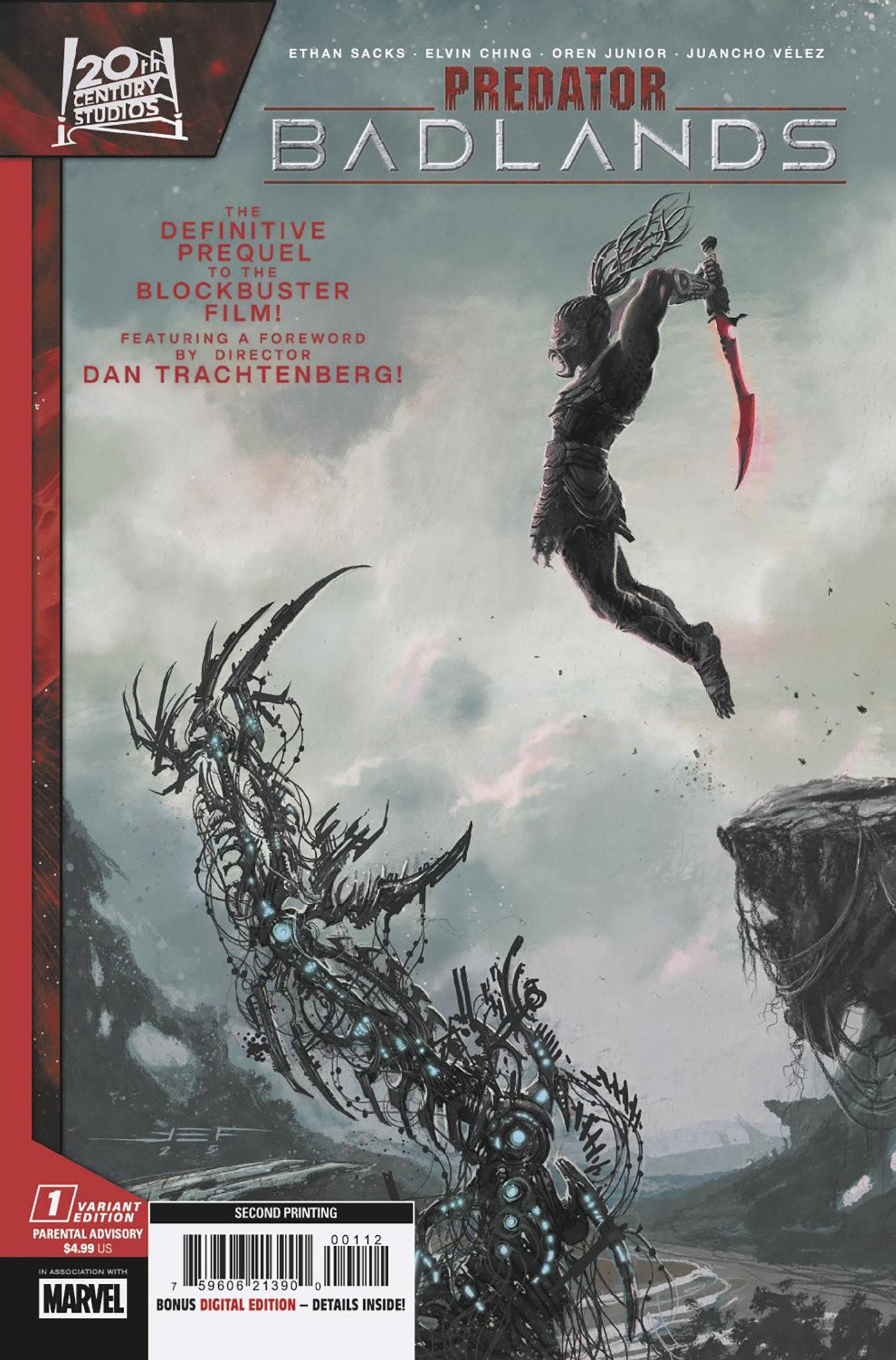 PREDATOR: BADLANDS #1 JUAN FERREYRA 2ND PTG VAR (Backorder, Allow 4-5 Weeks)