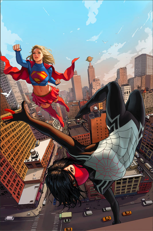 MARVEL/DC: SPIDER-MAN/SUPERMAN #1 INCV 1:100 IVAN TALAVERA VIRGIN VAR