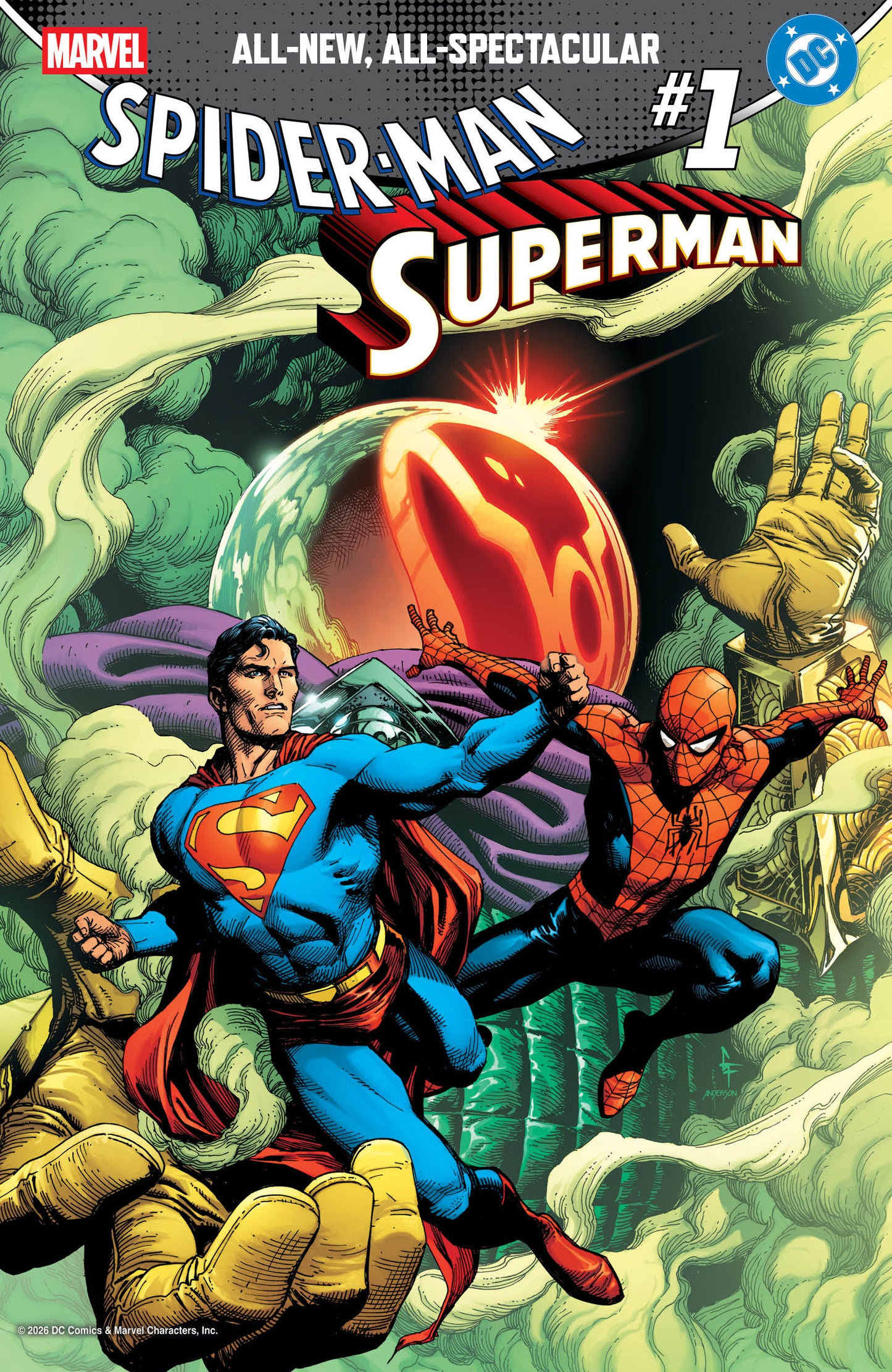 MARVEL/DC: SPIDER-MAN/SUPERMAN #1 GARY FRANK VAR (22 Apr Release)