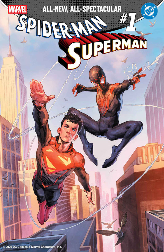 MARVEL/DC: SPIDER-MAN/SUPERMAN #1 INCV 1:50 JEROME OPENA VAR (Limit 1 per person)