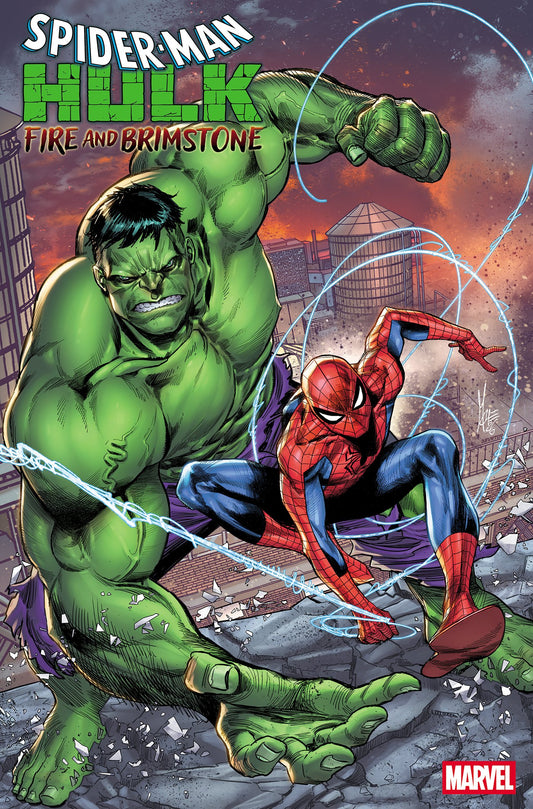 SPIDER-MAN/HULK: FIRE AND BRIMSTONE #1 FOIL MARCO CHECCHETTO VAR (19 Aug Release)
