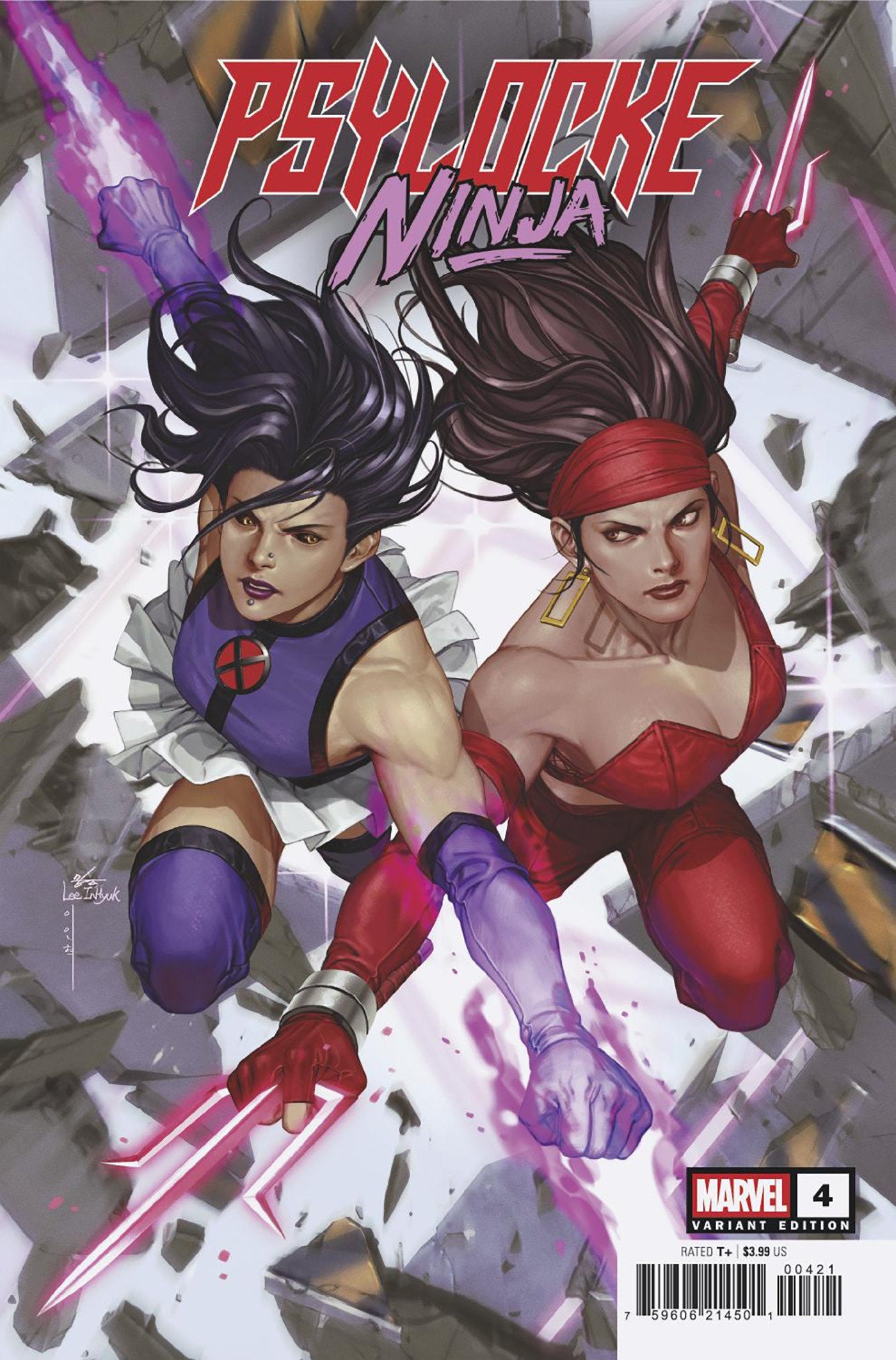 PSYLOCKE: NINJA #4 INHYUK LEE VERSUS ELEKTRA VAR (Backorder, Allow 4-5 Weeks)