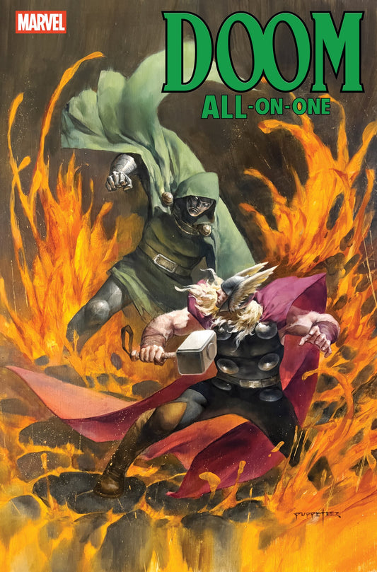 DOOM ALL-ON-ONE #1 FOIL PUPPETEER LEE VAR | MARVEL | Comicbookeroo