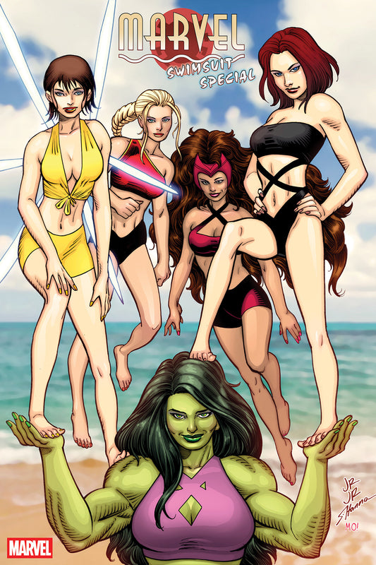 MARVEL SWIMSUIT SPECIAL: BRAND NEW BEACH DAY #1 INCV 1:25 JOHN ROMITA JR. VAR