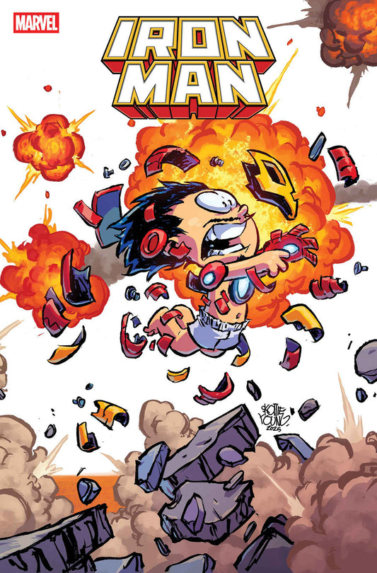 IRON MAN #4 SKOTTIE YOUNG 4-PART CONNECTING VAR (Backorder, Allow 4-5 Weeks)