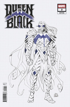QUEEN IN BLACK #2 INCV 1:10 RYAN STEGMAN DESIGN VAR [QIB]