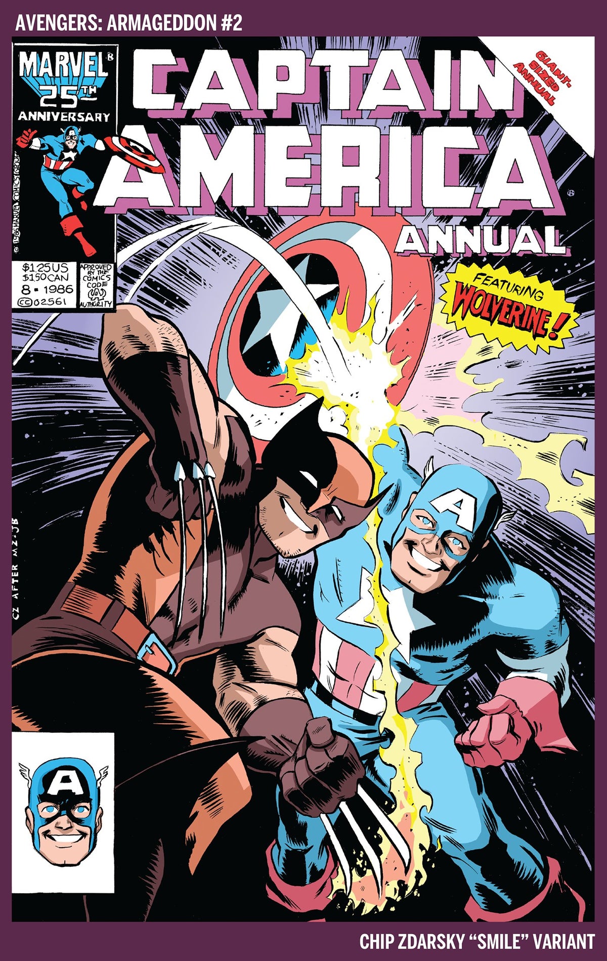 AVENGERS: ARMAGEDDON #2 CHIP ZDARSKY SMILE VAR