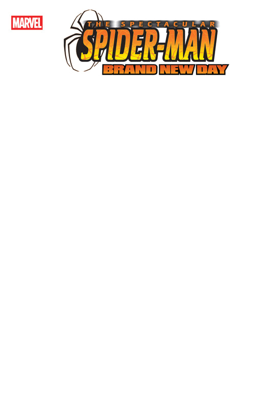 SPECTACULAR SPIDER-MAN: BRAND NEW DAY #1 BLANK COVER VAR (13 May Release)