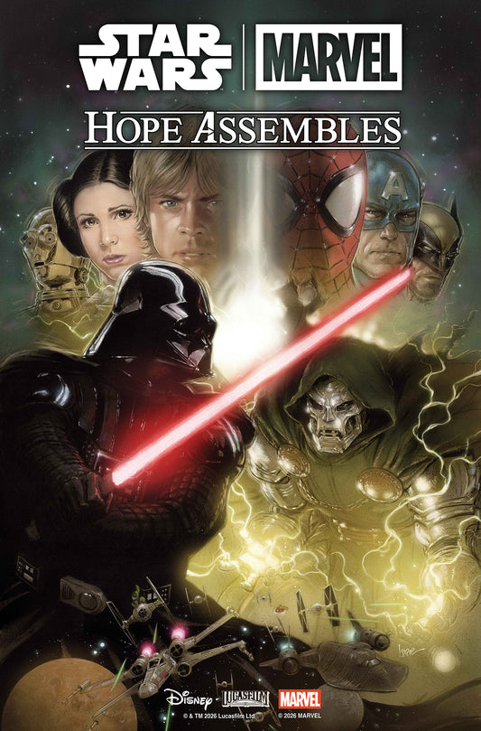 STAR WARS/MARVEL: HOPE ASSEMBLES #1 COVER C KAARE ANDREWS BATTLE VAR | MARVEL | Comicbookeroo
